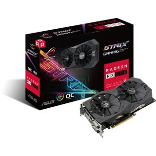 4GB Asus Radeon RX 570 ROG Strix OC Aktiv PCIe 3.0 x16 (Retail)