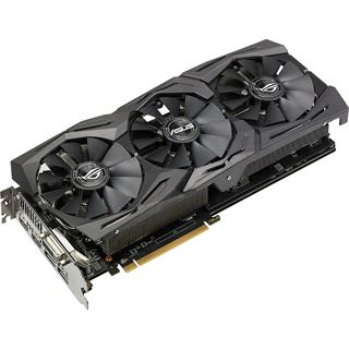 8GB Asus Radeon RX 580 ROG Strix O8G Gaming Aktiv PCIe 3.0 x16