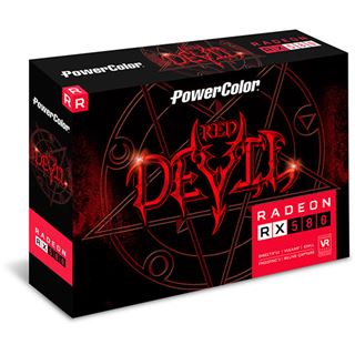 8GB PowerColor Radeon RX 580 Red Devil Aktiv PCIe 3.0 x16 (Brownbox)