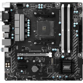 MSI B350M BAZOOKA AMD B350 So.AM4 Dual Channel DDR4 mATX Retail