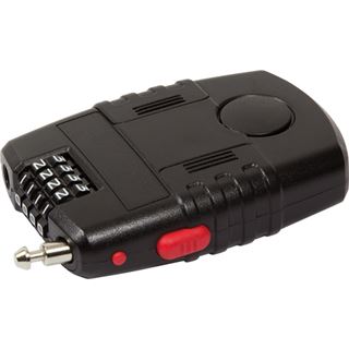 Logilink Kombinationsschloss 4-stellig mit Alarmfunktion schwarz