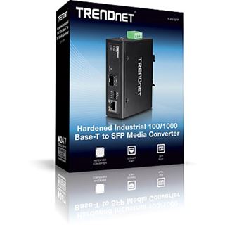 TrendNet Konverter 100/1000Base-T Industrial auf SFP Media IP 30