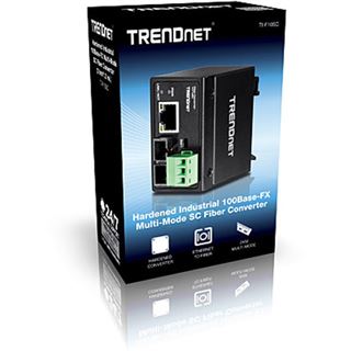 TrendNet Konverter 100Base-FX Industrial Multi-M. SC 2KM IP 30