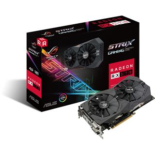 4GB Asus Radeon RX 570 ROG Strix Gaming Aktiv PCIe 3.0 x16 (Retail)