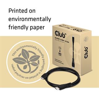 (&euro;16,90*/1m) 1.00m Club 3D HDMI2.0 Anschlusskabel High-Speed mit