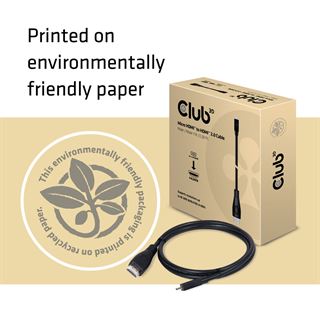 (&euro;16,90*/1m) 1.00m Club 3D HDMI2.0 Anschlusskabel High-Speed mit