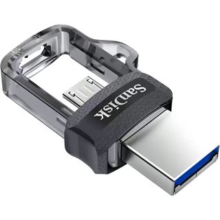 32 GB SanDisk Ultra Dual Drive M3.0 grau USB 3.0 und microUSB