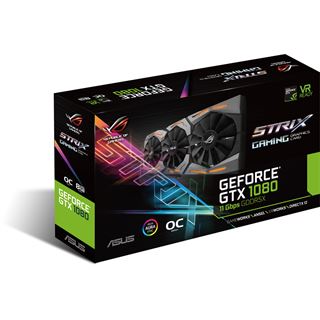 8GB Asus GeForce GTX 1080 ROG Strix OC Aktiv PCIe 3.0 x16 (Retail)
