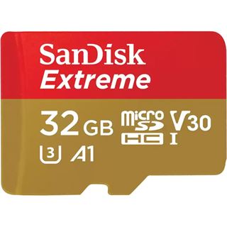 32 GB SanDisk Extreme microSDHC Class 10 UHS-I Retail inkl. Adapter