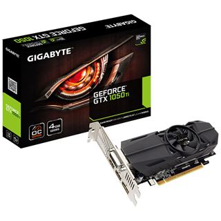 4GB Gigabyte GeForce GTX 1050 Ti OC LP Aktiv PCIe 3.0 x16 (Bulk