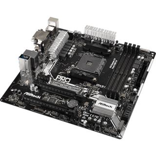 ASRock A320M Pro4 AMD A320 So.AM4 Dual Channel DDR4 mATX Retail