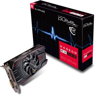 4GB Sapphire Radeon RX 560 16CU Pulse 4GD5 Aktiv PCIe 3.0 x16 (Retail)