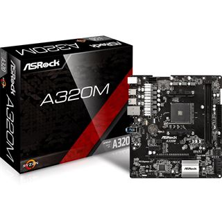 ASRock A320M AMD A320 So.AM4 Dual Channel DDR4 mATX Retail