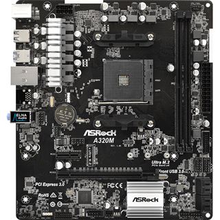 ASRock A320M AMD A320 So.AM4 Dual Channel DDR4 mATX Retail