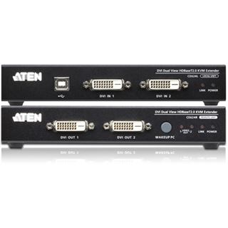 ATEN Technology CE624 1-fach DVI-Grafikverlängerung über LAN