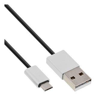 (€2,63*/1m) 3.00m InLine USB2.0 Anschlusskabel High-Speed USB A
