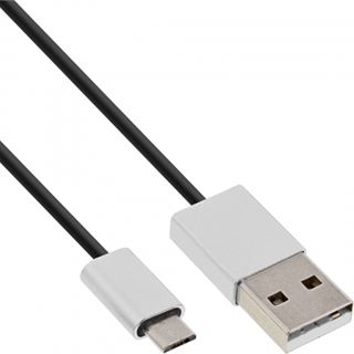 (&euro;1,98*/1m) 5.00m InLine USB2.0 Anschlusskabel High-Speed USB A