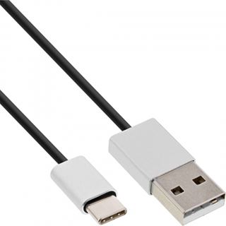 (&euro;13,80*/1m) 0.50m InLine USB2.0 Anschlusskabel High-Speed USB A