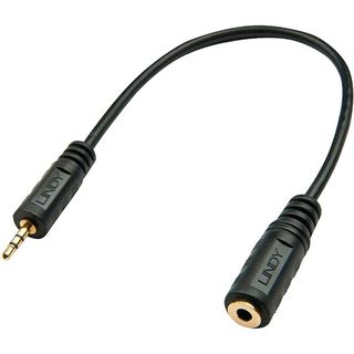 (&euro;24,50*/1m) 0.20m Lindy Audio Adapterkabel 2.5mm Klinke Stecker