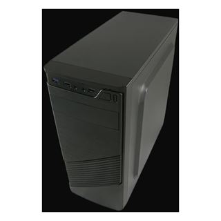 LC-Power 7037B Midi Tower ohne Netzteil schwarz