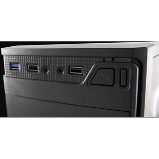 LC-Power 7037B Midi Tower ohne Netzteil schwarz