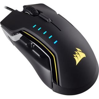 Corsair Glaive RGB Aluminium USB schwarz/grau (kabelgebunden)