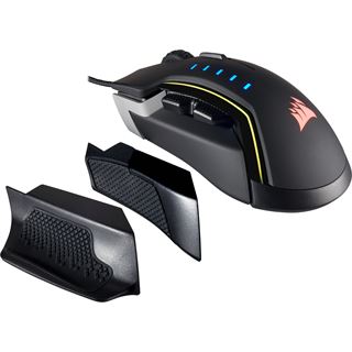 Corsair Glaive RGB Aluminium USB schwarz/grau (kabelgebunden)