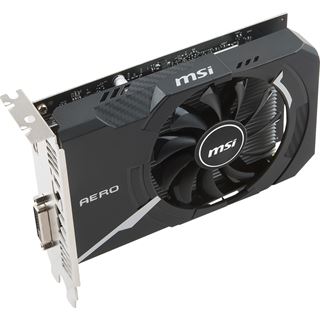 2GB MSI GeForce GT 1030 AERO ITX 2G OC Aktiv PCIe 3.0 x16 (x4)