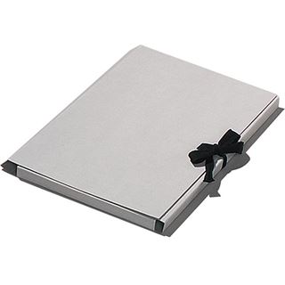 Folia Zeichnungsmappe, aus Graupappe, DIN A3, mit Schleife