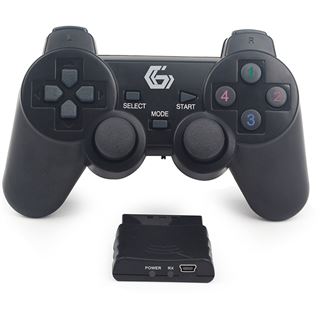 Gembird Gamepad USB/PC/PS2/PS3 Kabellos DualVibr. 10 Tasten