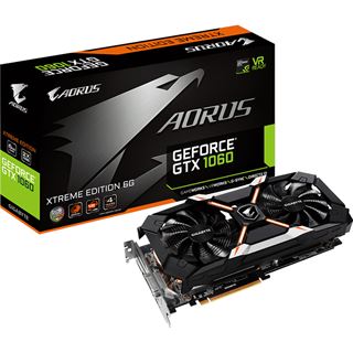6GB Gigabyte GeForce GTX 1060 AORUS Xtreme Aktiv PCIe 3.0 x16 (Retail)