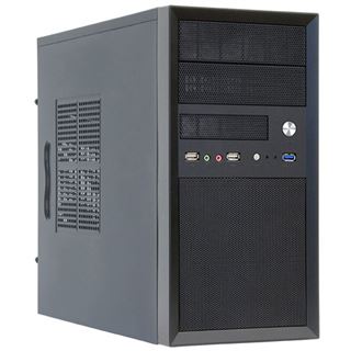 Chieftec CT-01B-350GPB Mini Tower 350 Watt schwarz