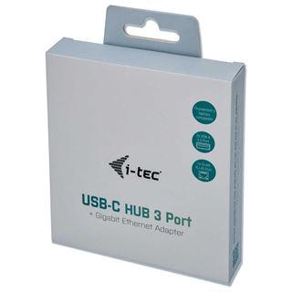 I-TEC USB-C Metal Hub + GLAN Adapter