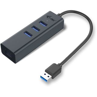 I-TEC USB 3.0 METAL HUB + GLAN