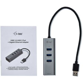 I-TEC USB 3.0 METAL HUB + GLAN