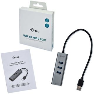 I-TEC USB 3.0 METAL HUB + GLAN