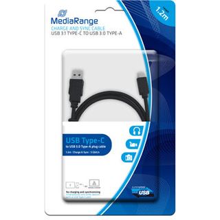 (&euro;7,42*/1m) 1.20m MediaRange USB3.0 Anschlusskabel Super-Speed