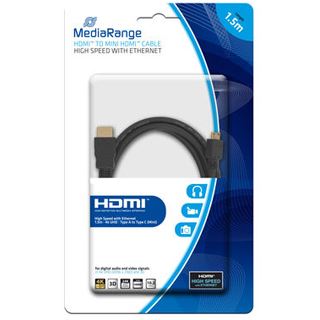(&euro;5,27*/1m) 1.50m MediaRange HDMI Anschlusskabel High-Speed mit
