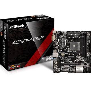 ASRock A320M-DGS AMD A320 So.AM4 Dual Channel DDR mATX Retail