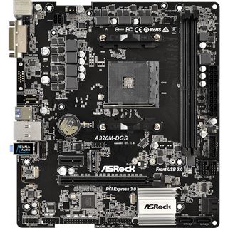 ASRock A320M-DGS AMD A320 So.AM4 Dual Channel DDR mATX Retail