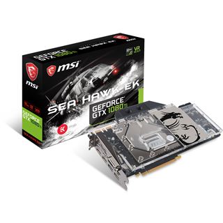 11GB MSI GeForce GTX 1080 Ti SEA HAWK EK X Wasser PCIe 3.0 x16
