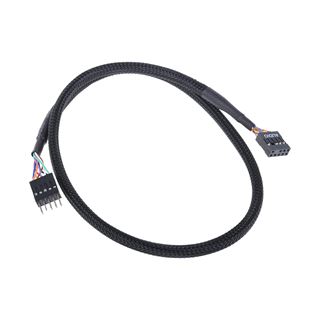 Phobya HD Audio Verlängerung Buchse/Stecker 60cm Schwarz