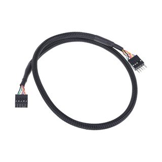 Phobya HD Audio Verlängerung Buchse/Stecker 60cm Schwarz