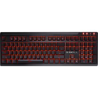 G.Skill RipJaws KM570 LED rot CHERRY MX Brown USB Deutsch schwarz