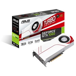 3GB Asus GeForce GTX 1060 Turbo 3G White Aktiv PCIe 3.0 x16 (Retail)