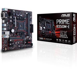 Asus Prime B350M-E AMD B350 So.AM4 Dual Channel DDR4 mATX Retail