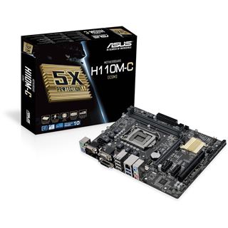 Asus H110M-C/CSM Intel H110 So.1151 Dual Channel DDR mATX Retail