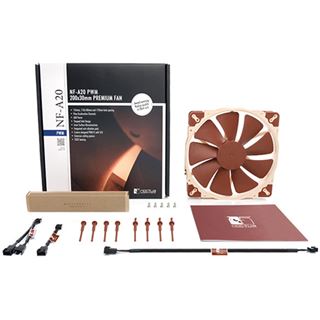 Noctua NF-A20 PWM 200x200x30mm 350-800 U/min 18.1 dB(A) braun/beige