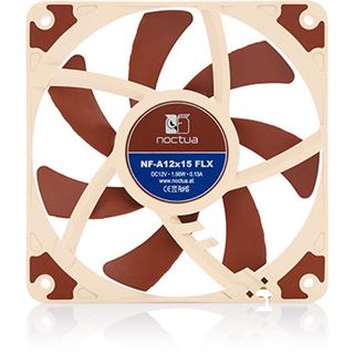 Noctua NF-A12x15 FLX 120x120x15mm 1850 U/min 23.9 dB(A) braun/beige