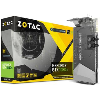 11GB ZOTAC GeForce GTX 1080 Ti Arctic Storm Wasser PCIe 3.0 x16